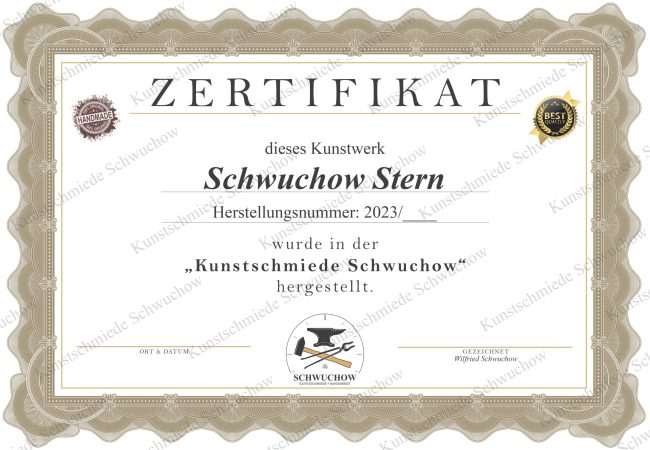 Schwuchow - Zertifikat Stern 2023 mit Wasserzeichen